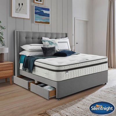 Silentnight Ultraflex 3000 Mattress & Divan, Slate Grey