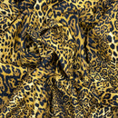 27m Roll Dark Leopard Spots 100% Cotton Poplin Fabric Rose & Hubble 112cm, Brown - Bull Ring Fabrics