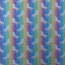 27m Roll Unicorn Rainbow Flag Striped 100% Cotton Poplin Fabric Rose & Hubble 45", Pastel - Bull Ring Fabrics