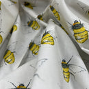 27m Wholesale Bumblebee Rose & Hubble Cotton Poplin Dress Fabric 45” - Bull Ring Fabrics