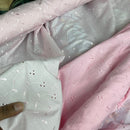 3 Hole Cotton Broderie Anglaise Summer Dress Blouse Skirt Kids Clothing Top 45” - Bull Ring Fabrics