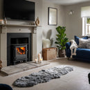 Naturally Sheepskins Long Wool Double Rug in 6 Colours, 180 x 55 cm - Silver