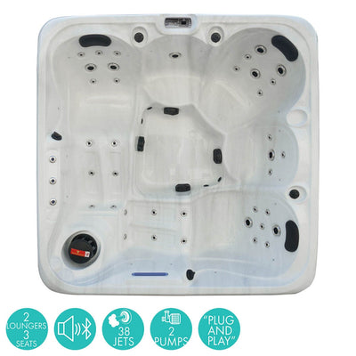 Blue Whale Spa San Pedro 38-Jet 5 Person Hot Tub