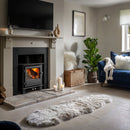 Naturally Sheepskins Long Wool Double Rug in 6 Colours, 180 x 55 cm - Stone