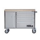 Hilka 48" (122cm) 4 Drawer Stainless Steel Tool Cabinet