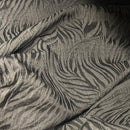 Tissu de brocart de rideau de tapisserie d'ameublement floral beige, rouge