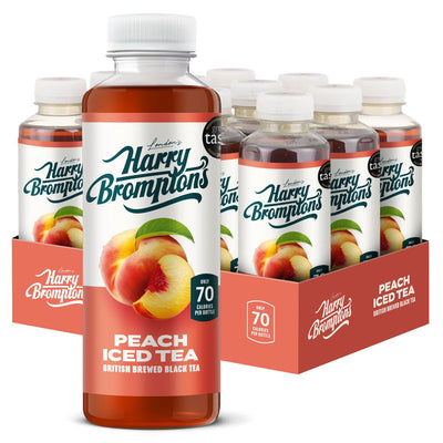 Harry Brompton's Peach Iced Tea, 12 x 500ml
