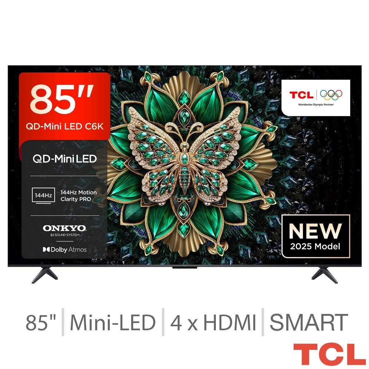 TCL 85C6K 85 Inch Mini LED Smart TV