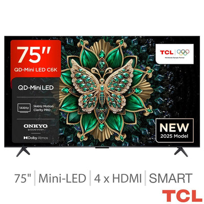 TCL 75C6K 75 Inch Mini LED Smart TV