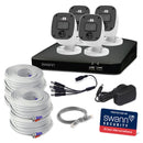 Swann 4MP (2K) DVR 8 x Channel / 4 x PRO-2KMQB Bullet Cameras with 1TB HDD, SWDVK-8468042KMQB-EU