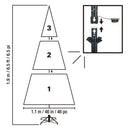 6.5ft (1.9m) Pre-Lit Aspen Artificial Christmas Tree with 1,500 Colour Changing Micro LED Lights