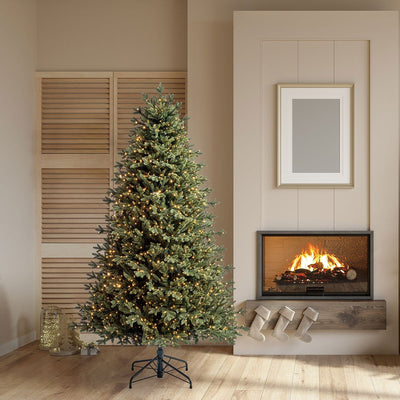 6.5ft (1.9m) Pre-Lit Aspen Artificial Christmas Tree with 1,500 Colour Changing Micro LED Lights