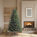 6.5ft (1.9m) Pre-Lit Aspen Artificial Christmas Tree with 1,500 Colour Changing Micro LED Lights