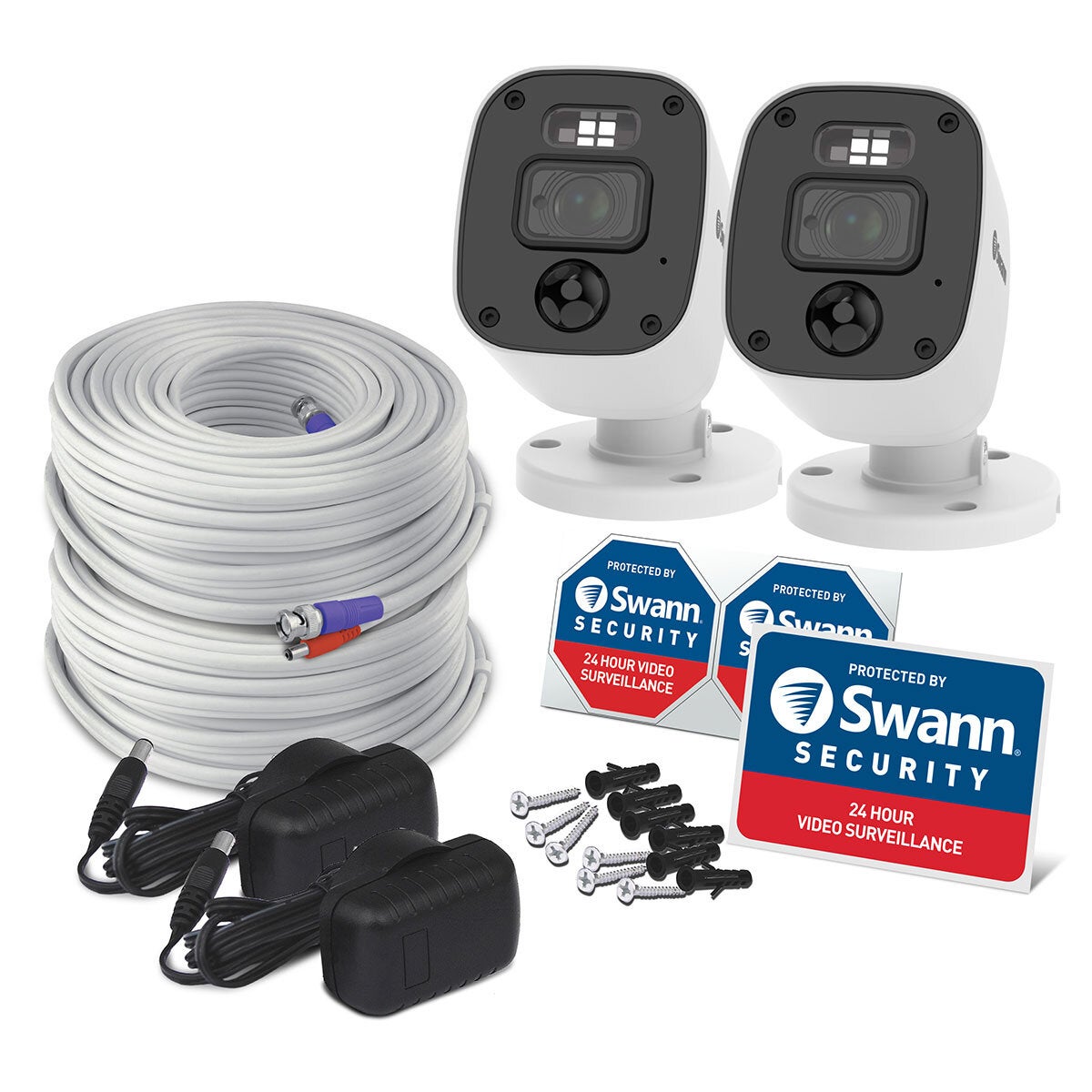 Swann 2 x 2K Bullet Add on Camera SWPRO-2KMQBPK2-EU