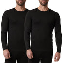 32 Degrees Men's Long Sleeve Heat T-Shirt, 2 Pack