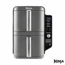 Ninja SL400UK Double Stack XL 9.5L Air Fryer in Silver