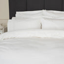 Belledorm 1200 Thread Count Cotton White Bedding Bundle in 3 Sizes
