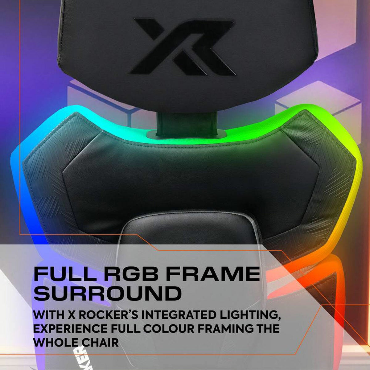 X Rocker Kunai RGB Gaming Chair with LED Lights