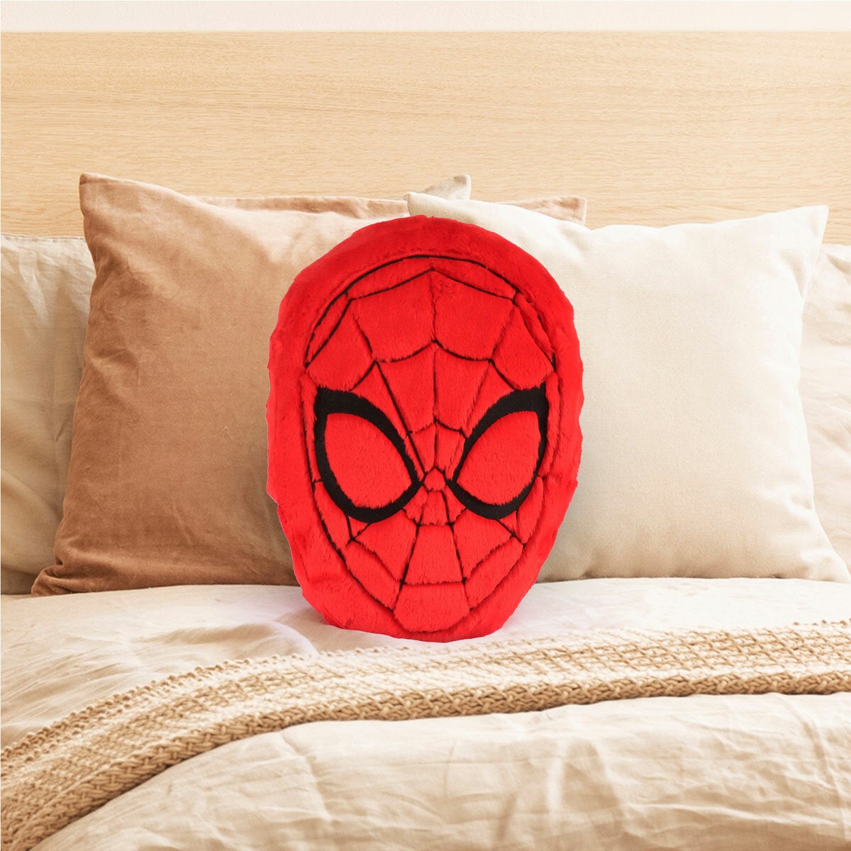 Spider-Man faux fur oversized cushion