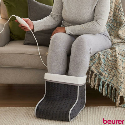 Beurer FW20 Cosy Electric Heated Foot Warmer in 2 Colours - Grey