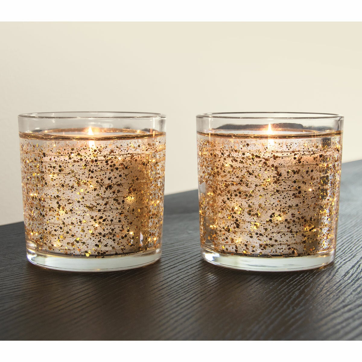Avaria Light-Up LED Candle, 2 Pack in 2 Fragrances - Gold