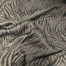 Tissu de brocart de rideau de tapisserie d'ameublement floral beige, rouge