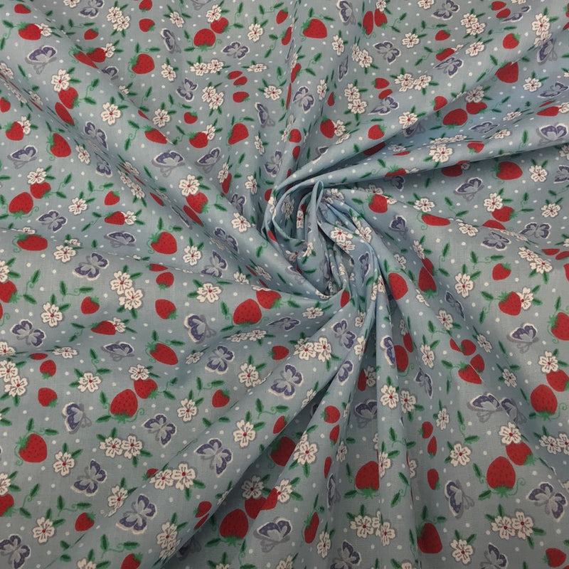 Polycotton-Bastelstoff mit Musikinstrumenten 