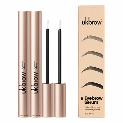 UK Brow Eyebrow Serum twin pack, 2 x 3ml