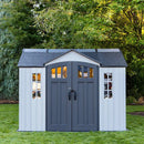 Lifetime 10ft x 8ft (3 x 2.4m) Dual Entry Outdoor Storage Shed (Model 60467)