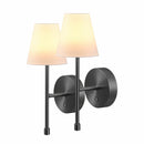 Globe Electric Wireless Rechargeable LED Integrated Wall Sconce, 2 Pack in 2 Col