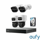 Eufy S4 NVR Security System with 2 x S4 Bullet-PTZ Cams & 2 x E40 Bullet Cams