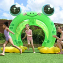 H2OGO! Giant Inflatable Froggy Fun Sprinkler Tunnel Kids Water Play Toy Age 2+