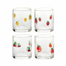 Pandex Fruit Icon Glasses, 4 pack