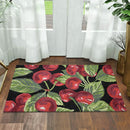 Spring Colourful Hooked Accent Rug, 56 x 97 cm