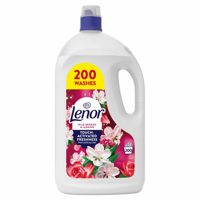 Lenor Concentrate Wild Berries and Jasmine Fabric Conditioner, 4L