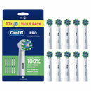 Oral-B CrossAction brush heads in White