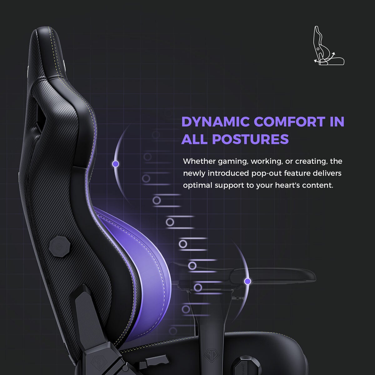 anda seaT Kaiser 4 Series XL Gaming Chair, Black