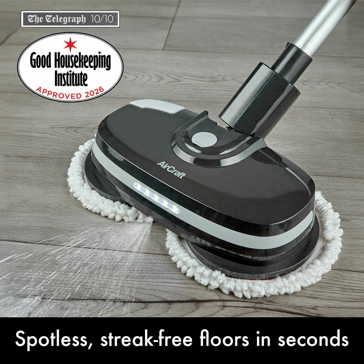 AirCraft PowerGlide Cordless Hard Floor Cleaner & Polisher