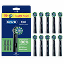 Oral-B CrossAction brush heads in Black