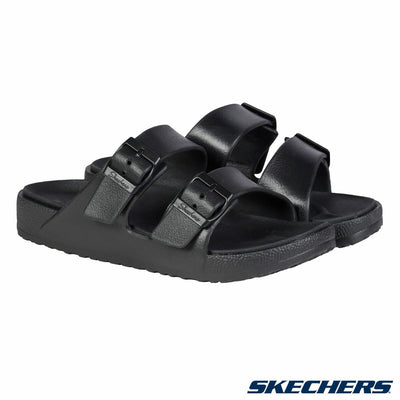 Skechers Cali Breeze Arch Comfort Sandal in Black