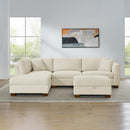 Thomasville Walsen Cream Corner Sofa
