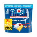 Finish Quantum All in One Lemon Dishwasher Tablets, 2 x 100 Pack