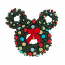 30 Inch Pre-Lit Mickey Figural Christmas Wreath