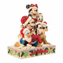 11.5 Inch Jim Shore Disney Traditions Stacked Mickey and Friends Musical Figurin