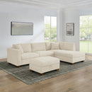 Thomasville Walsen Cream Corner Sofa - Left Hand Facing