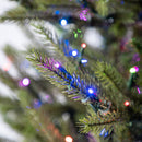 7.5 ft Pre-Lit Euro Style Artificial Christmas Tree