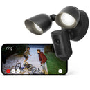 Ring Floodlight Cam (2nd Gen) Wired Black Security Camera - 2 Pack