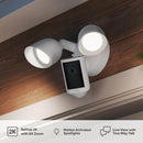 Ring Floodlight Cam (2nd Gen) Wired White Security Camera - 2 Pack