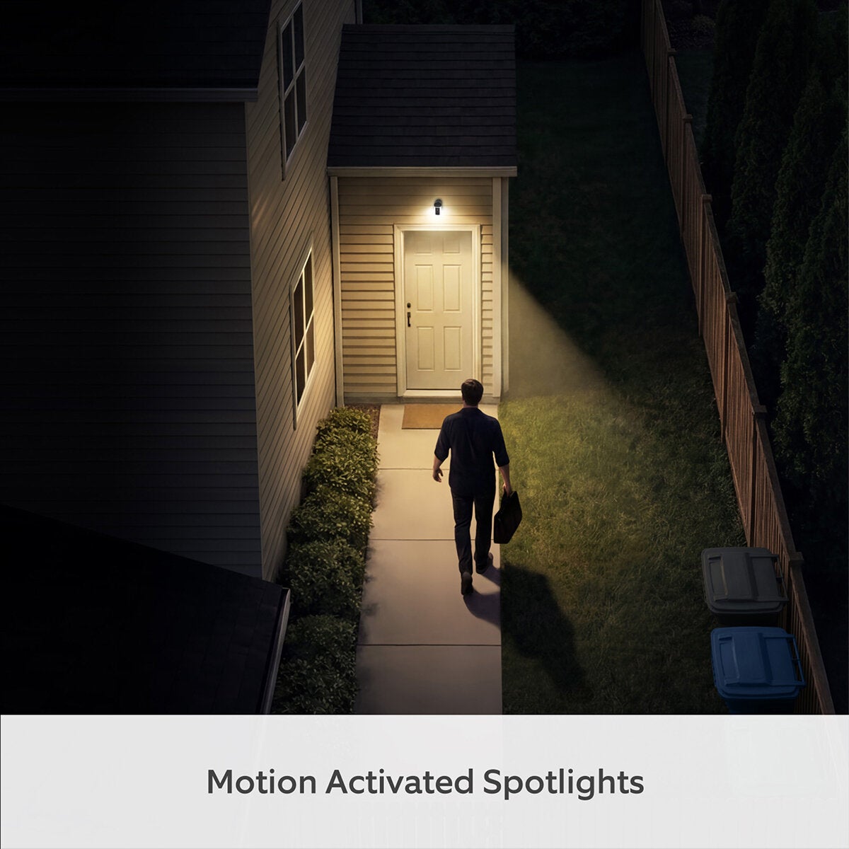 Ring Spotlight Cam (2nd Gen) Battery White Security Camera - 2 Pack