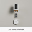Ring Spotlight Cam (2nd Gen) Battery White Security Camera - 2 Pack